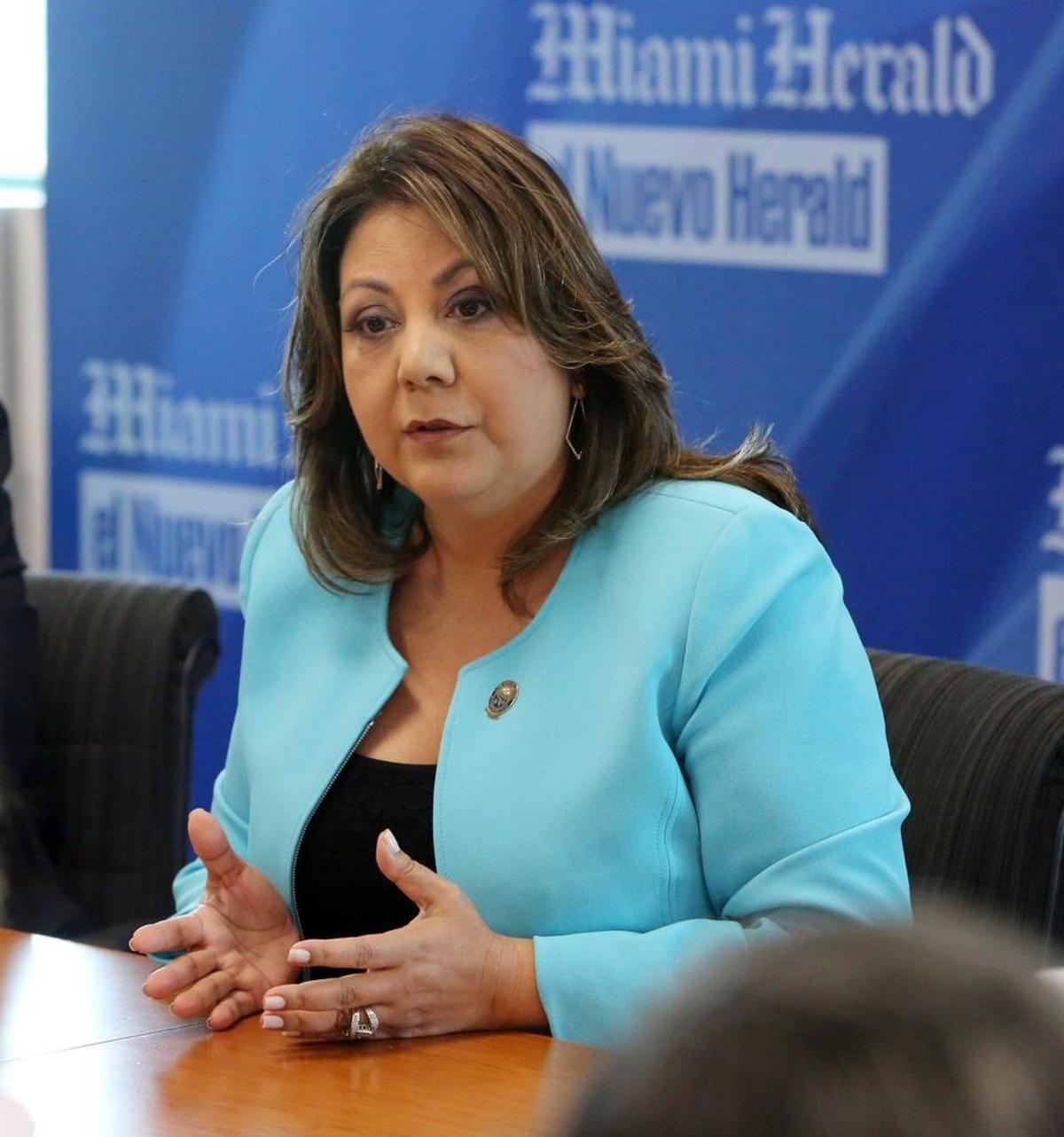 Sandra Ruiz, former candidate for mayor of Doral and former councilwoman in the city