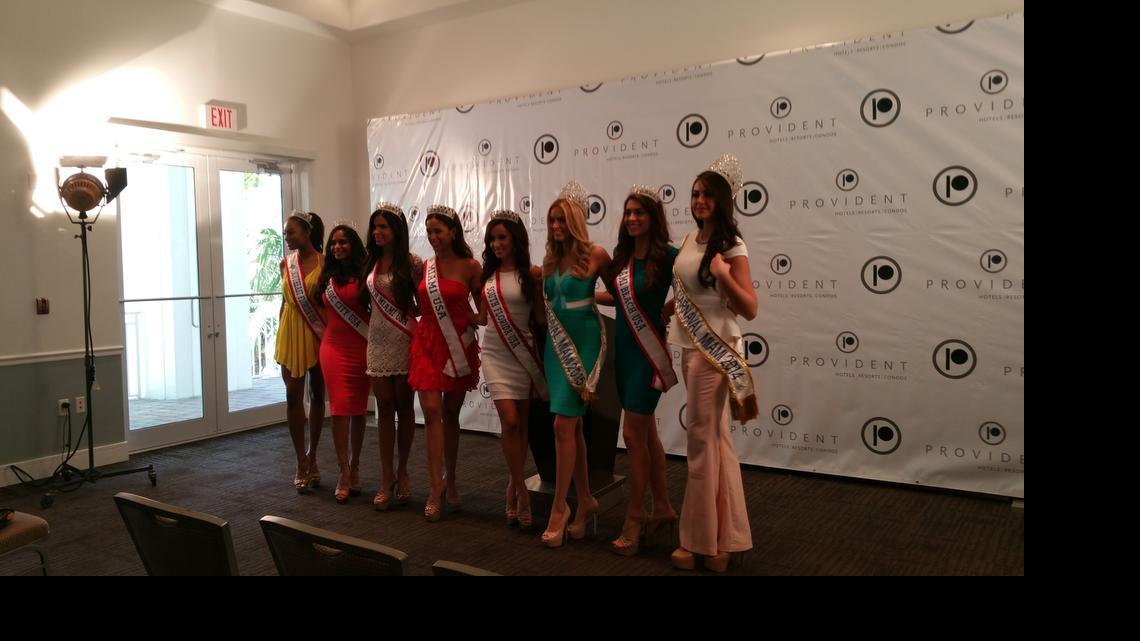 
Provident Doral at The Blue Miami will be hosting Miss Florida USA pageant contestants for the next two weeks. Miss Florida USA officials held a press conference Thursday, announcing that the contest will air on July 11 at 8 p.m.

