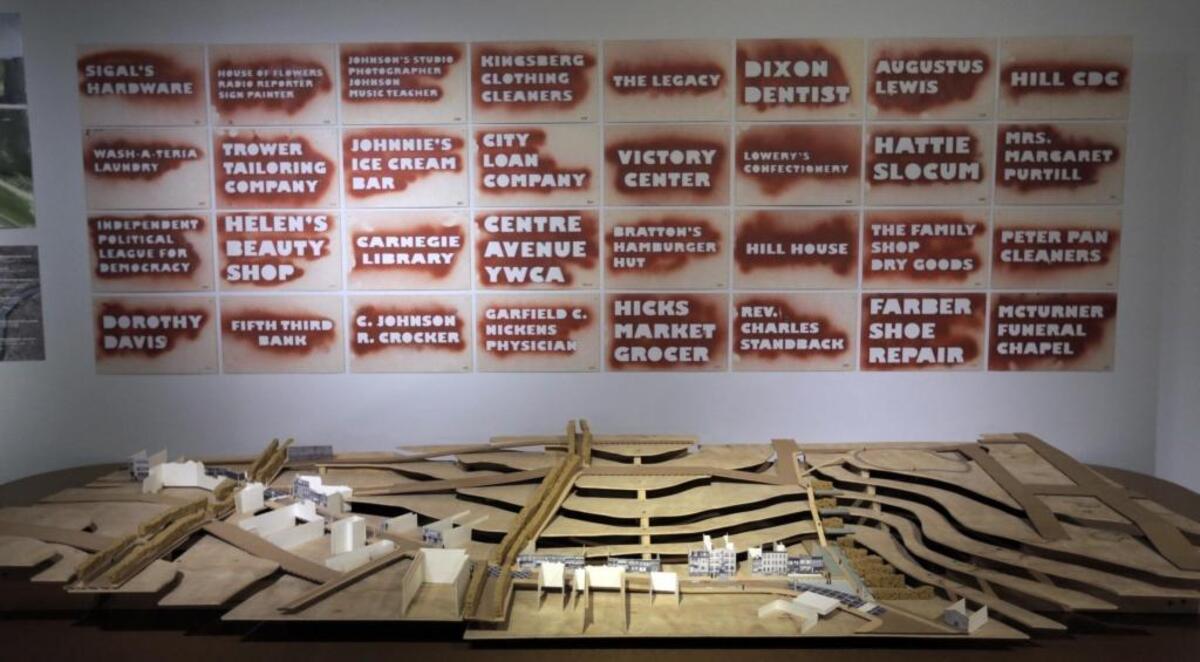 A piece titled ‘Greenprint,’ one of the works in the exhibit called ‘By the People: Designing a Better America.’ Miami Dade College’s art museum, closed for a year for renovations, will reopen in the Freedom Tower with two special exhibitions, one organized by the Smithsonian's design institution. The official public opening is Saturday, April 7, 2018.