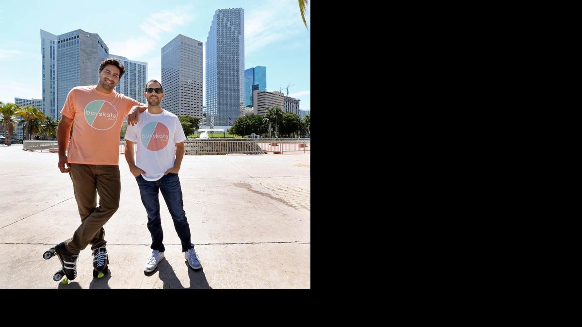 
Alex and Marcos Macias won this year’s Miami Foundation Public Space Challenge with their project, Bay Skate Miami.
