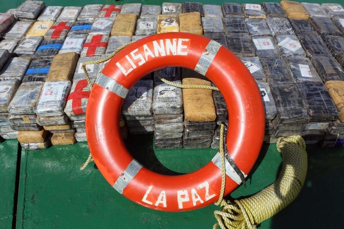 U.S. Customs and Border Protection, along with the Coast Guard, found 2,000 pounds of cocaine hidden on a Haitian freighter on the Miami River, the biggest drug bust in more than a decade, on Wednesday, June 1, 2016.