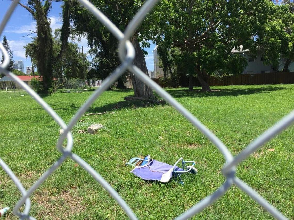 The vacant lot on the 1600 block of Northwest First Court in Overtown that is the subject of a public-corruption investigation. The property’s owner, St. John Community Development, wants to turn the site into affordable housing.