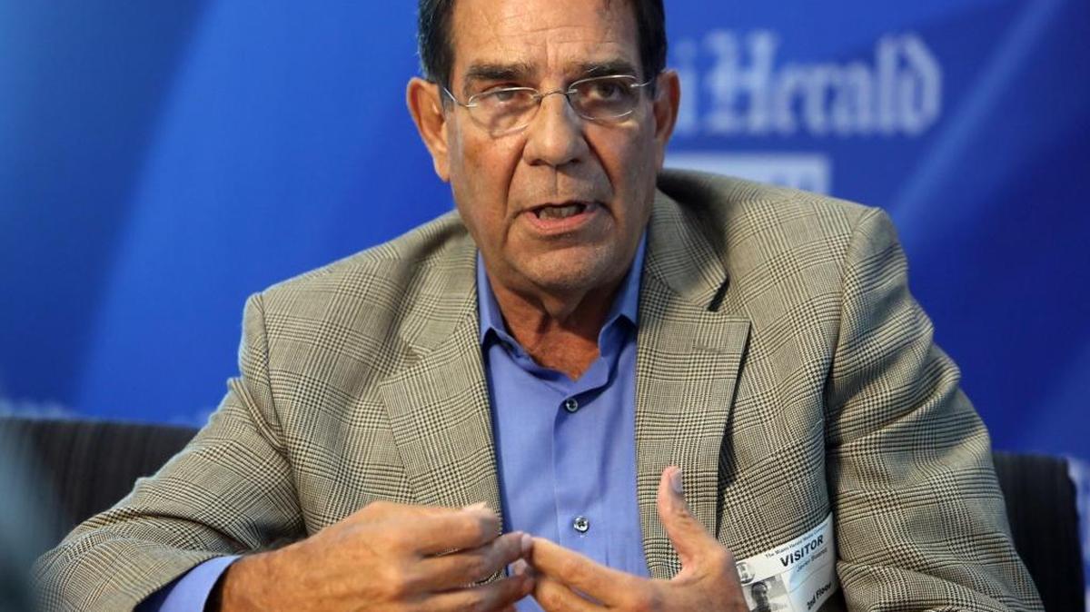 Miami-Dade Commissioner Xavier Suarz during a visit with the Miami Herald Editorial Board in July 2014.