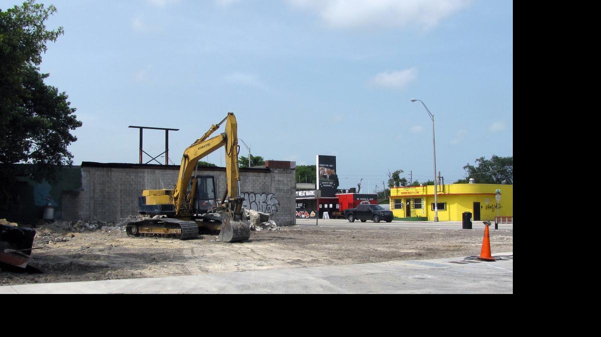 
The Spot, an adult nightclub located at Northwest Seventh Avenue and 64th Street in Miami where fifteen people were shot last September, was leveled Tuesday. 

