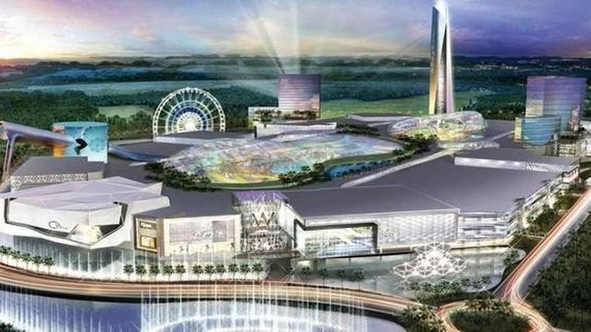 Rendering of the American Dream Miami megamall.