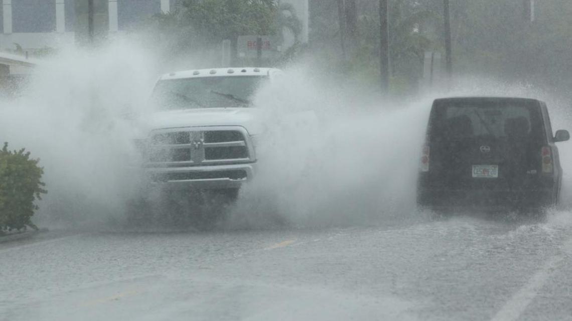Heavy rain will likely stick around for Wednesday’s commute.