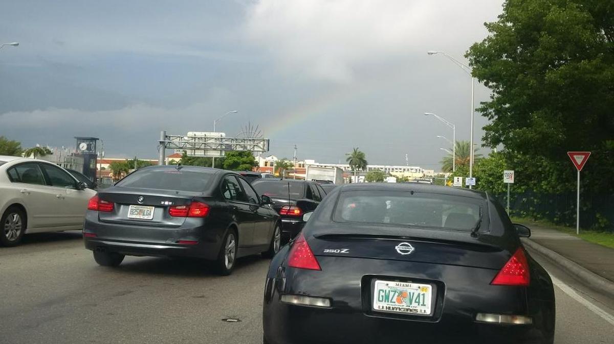 Another day on South Florida highways