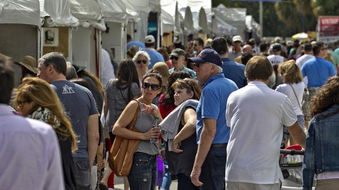 The Coconut Grove Art Festival is a Presidents Day tradition