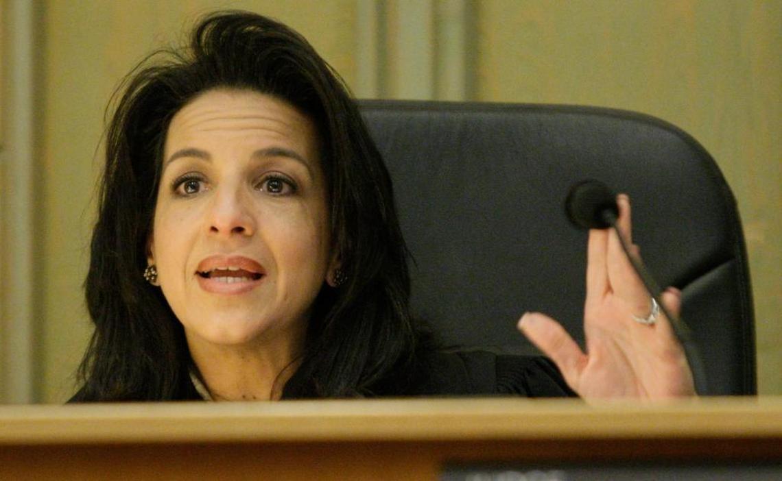 Miami-Dade Judge Beatrice Butchko, pictured here during a criminal trial in 2010. An appeals court ruled Wednesday she does not have to recuse herself from a civil trial because she is Facebook “friends” with a lawyer involved in the case.