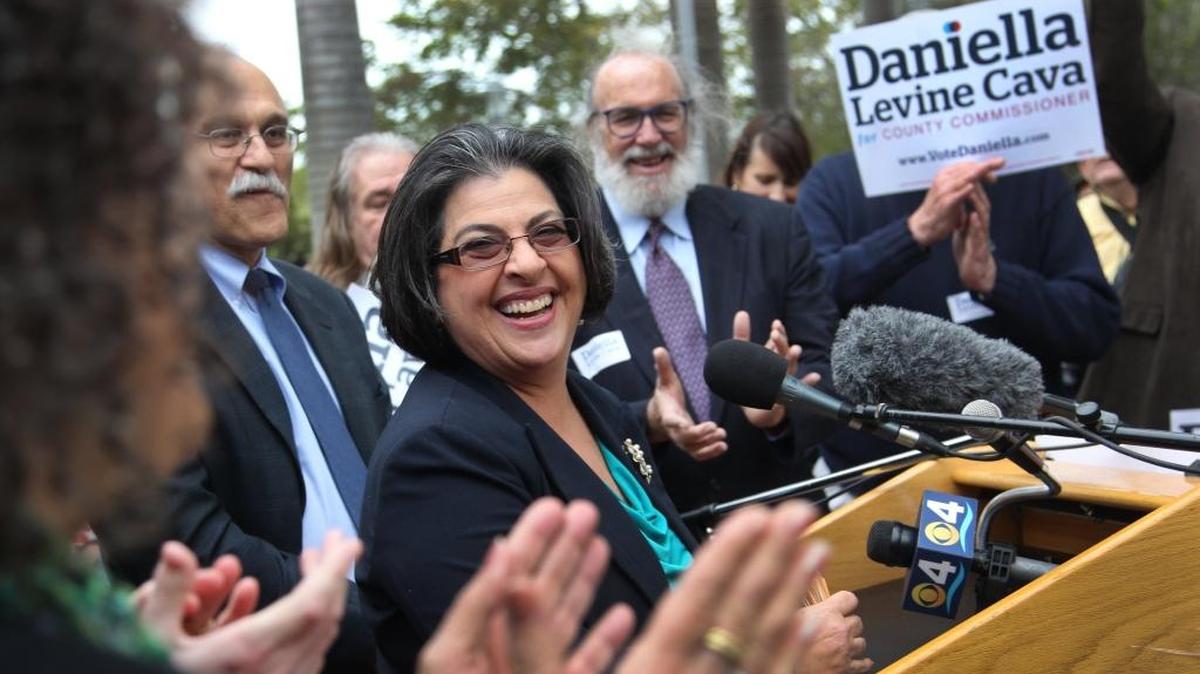 Daniella Levine Cava, shown here in a 2014 campaign kick-off event, ran for her second term representing South Dade in District 8 on the Miami-Dade County Commission.