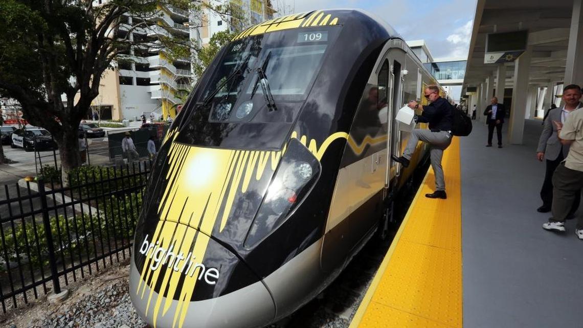 Private rail company Brightline expanded service to Miami-Dade County this year.