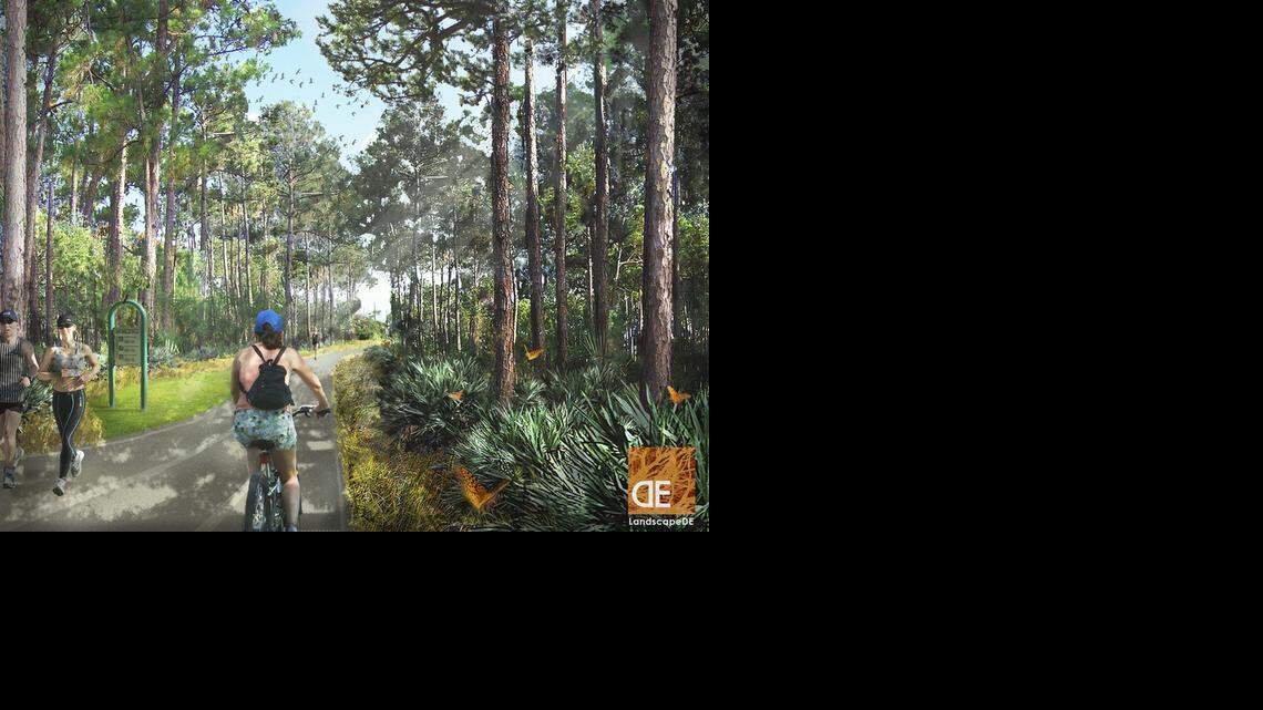 
This rendering by the Friends of Ludlam shows what they envision creating in the old railway corridor.
