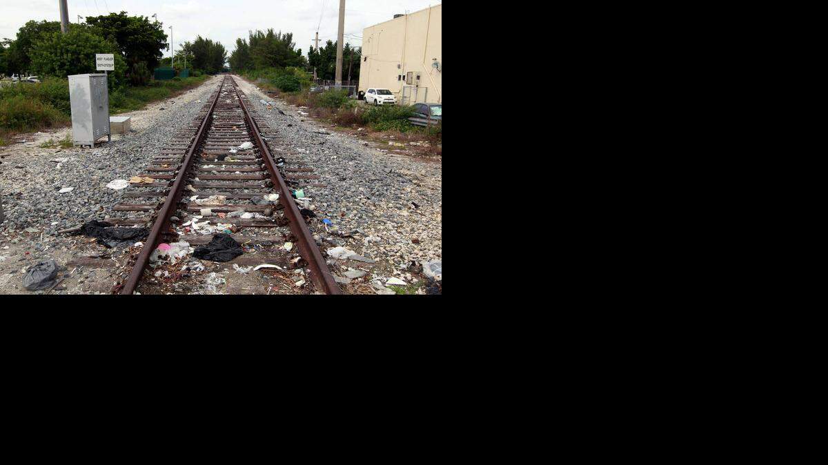 
The owners of the Ludlam Trail want to start developing the 6.2-mile stretch of land after it's sat vacant for years following railroad abandonment. This is a stretch of track located at Southwest 70th Avenue and West Flagler, looking north, Wednesday, October 08, 2014.

