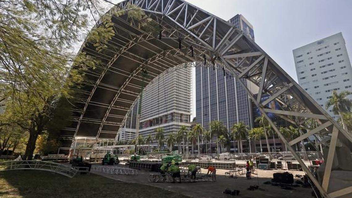 Preparations for the annual Ultra Music Festival take a lot of time and can limit the public's access to Bayfront Park days before the festival opens.
