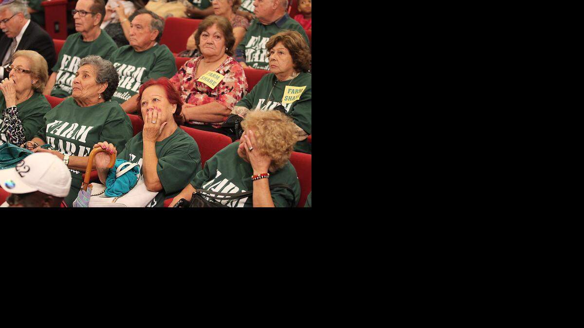 
FarmShare supporters packed County Hall during what was supposed to be the final Miami-Dade budget hearing on Sept. 18.
