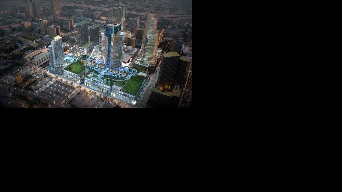 
A rendering of the first phase of the Miami Worldcenter. 
