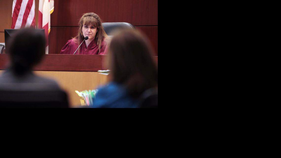 
Miami-Dade Judge Jacqueline Schwartz, pictured in her Hialeah courtroom in 2013.
