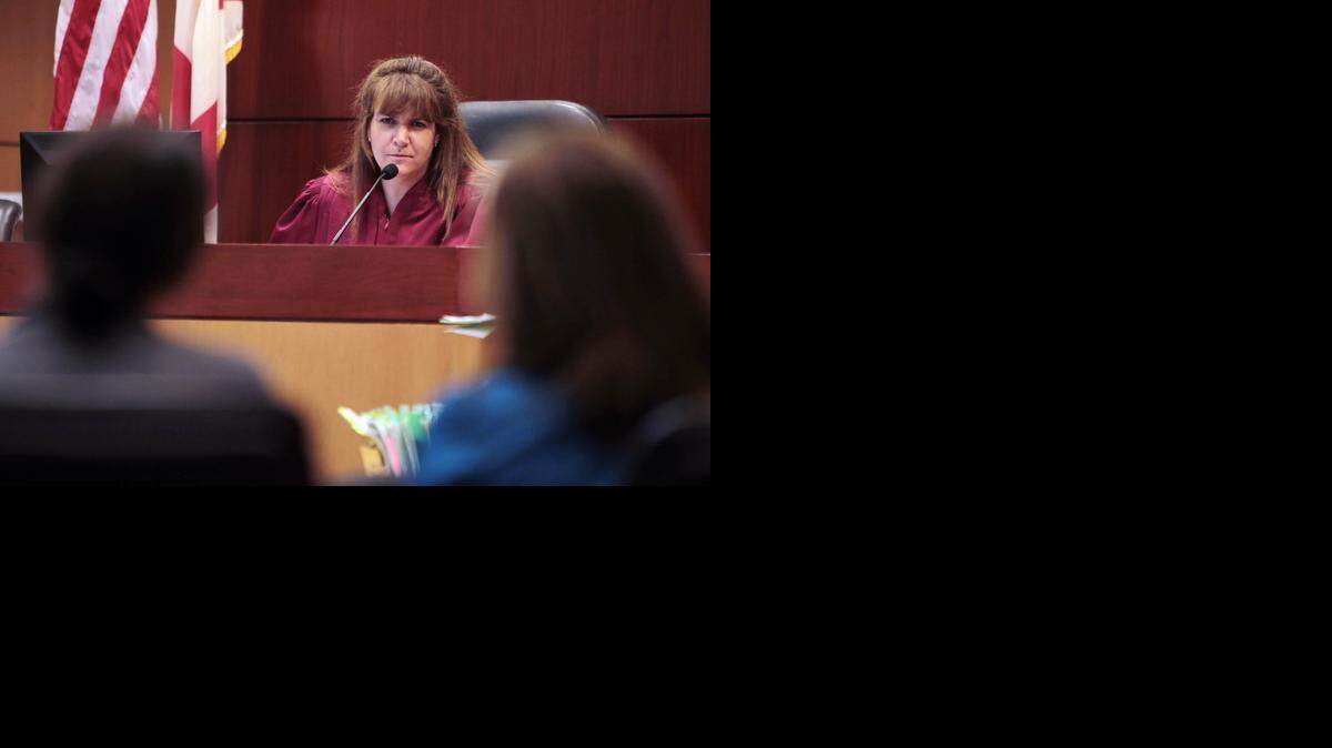 
Miami-Dade Judge Jacqueline Schwartz, pictured in her Hialeah courtroom in 2013.
