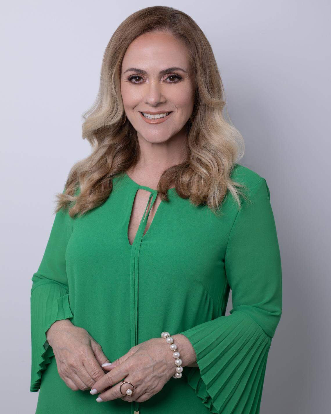 Vivian Kristine Pena, 59, is a real estate broker with an application in progress to become a real estate instructor. She is seeking to become the interim council member after Angelica Pacheco’s removal from office following an FBI investigation for healthcare fraud.