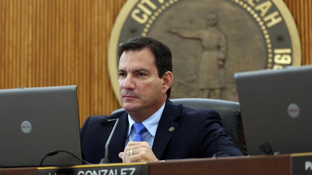 Luis Gonzalez was elected the new president of the Hialeah City Council on Tuesday Nov. 11, 2015.