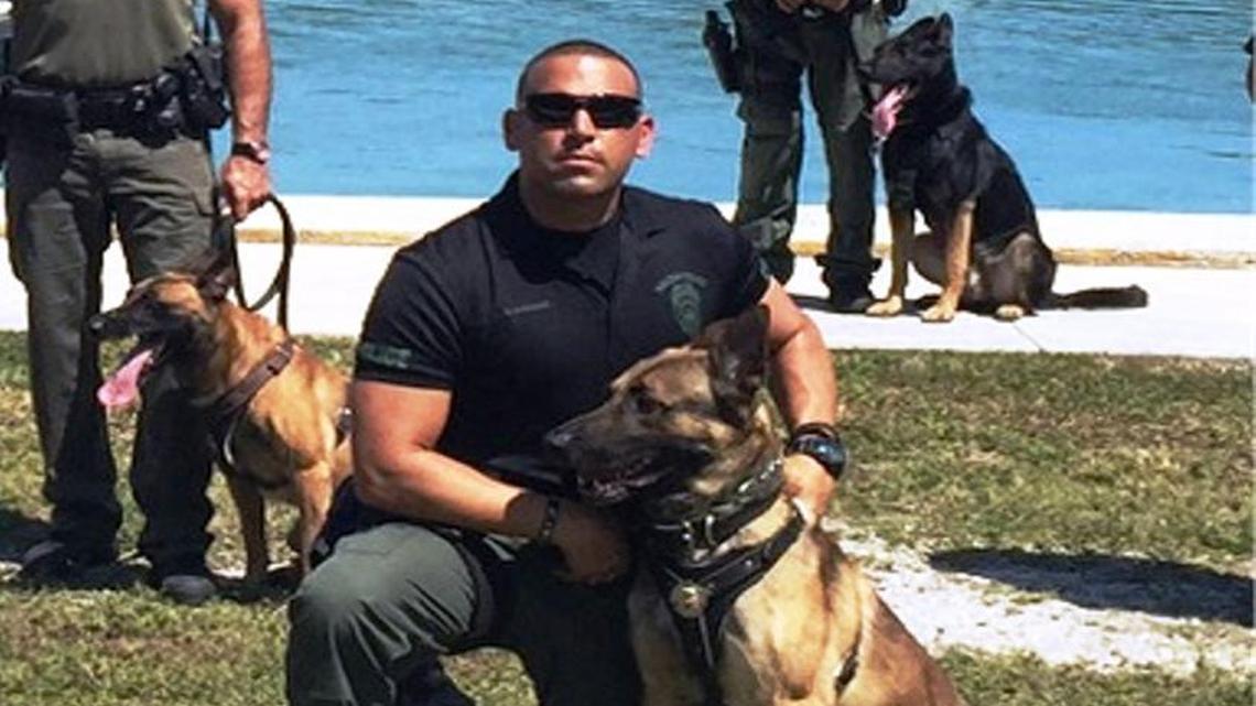 
Nelson Enriquez with Hector.
