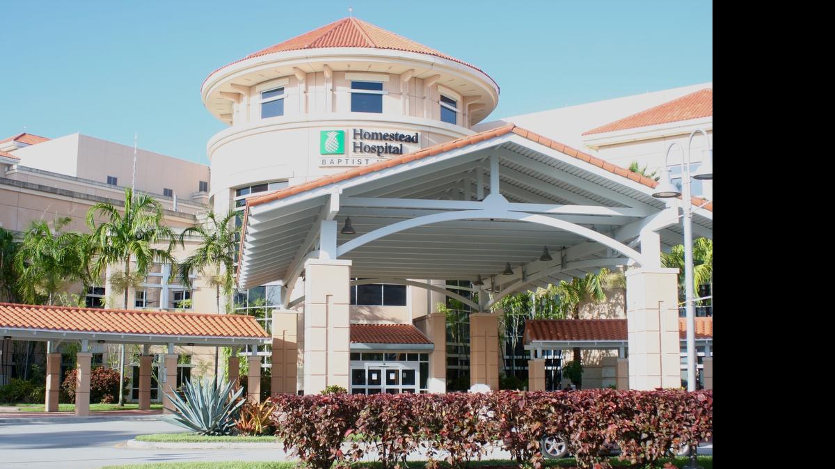 
Homestead Hospital, built in 2007 and part of the Baptist South Florida Health System, was named among the most beautiful hospitals in the country based on the number of votes in a Soliant Health annual contest. 
