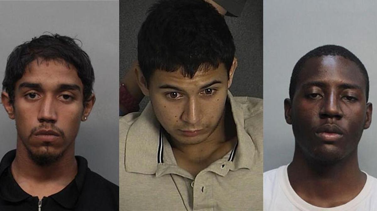 
Left to right: Kaheem Arbelo, Christian Colon and Jonathan Lucas.
