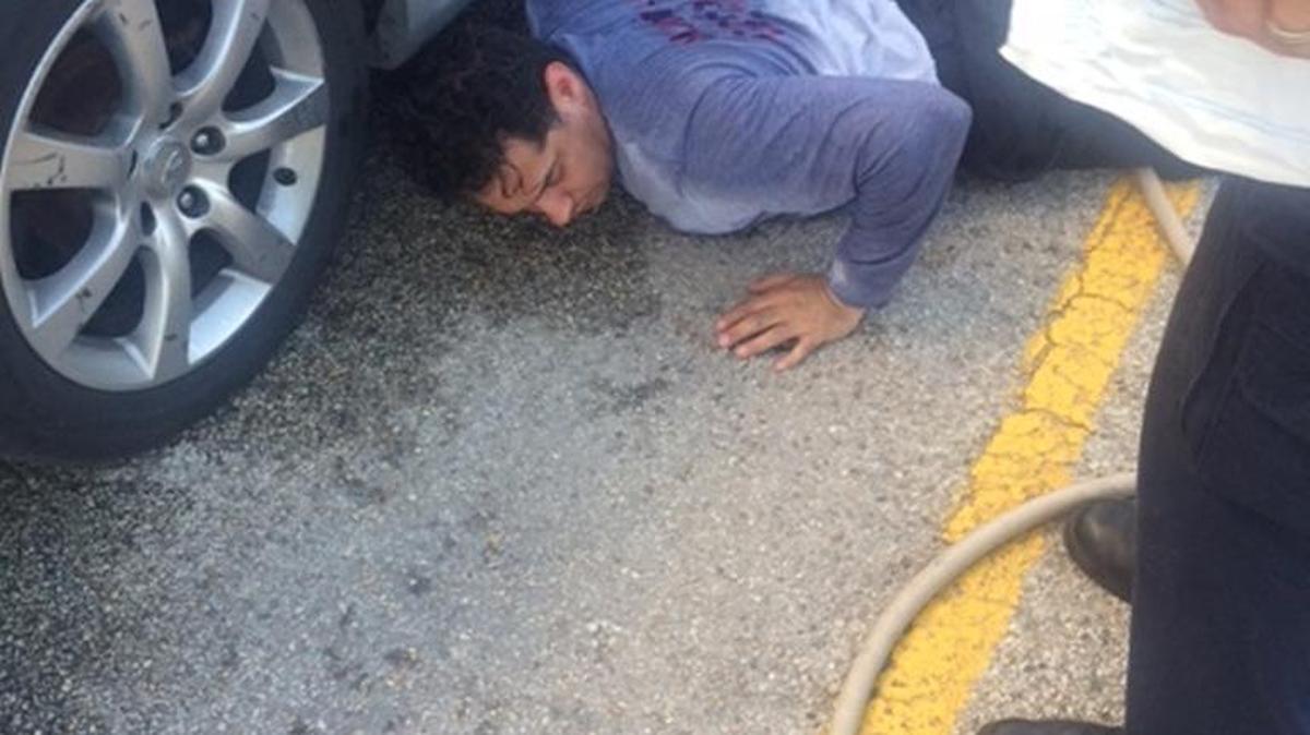 Miami-Dade Fire Rescue crews from Station 34 in Cutler Ridge rescued a kitten from a car frame after a driver showed up and reporting hearing its cries coming from inside the car.