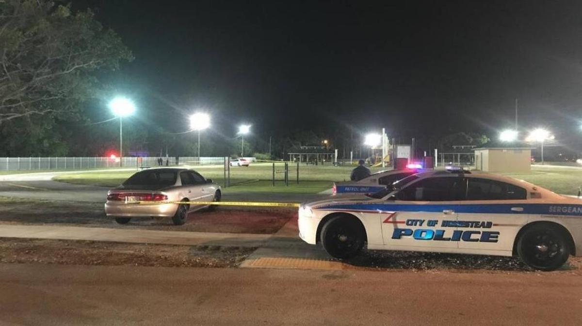 Police investigate Sunday afternoon shooting of Jultavious Williams at Blakey Park.