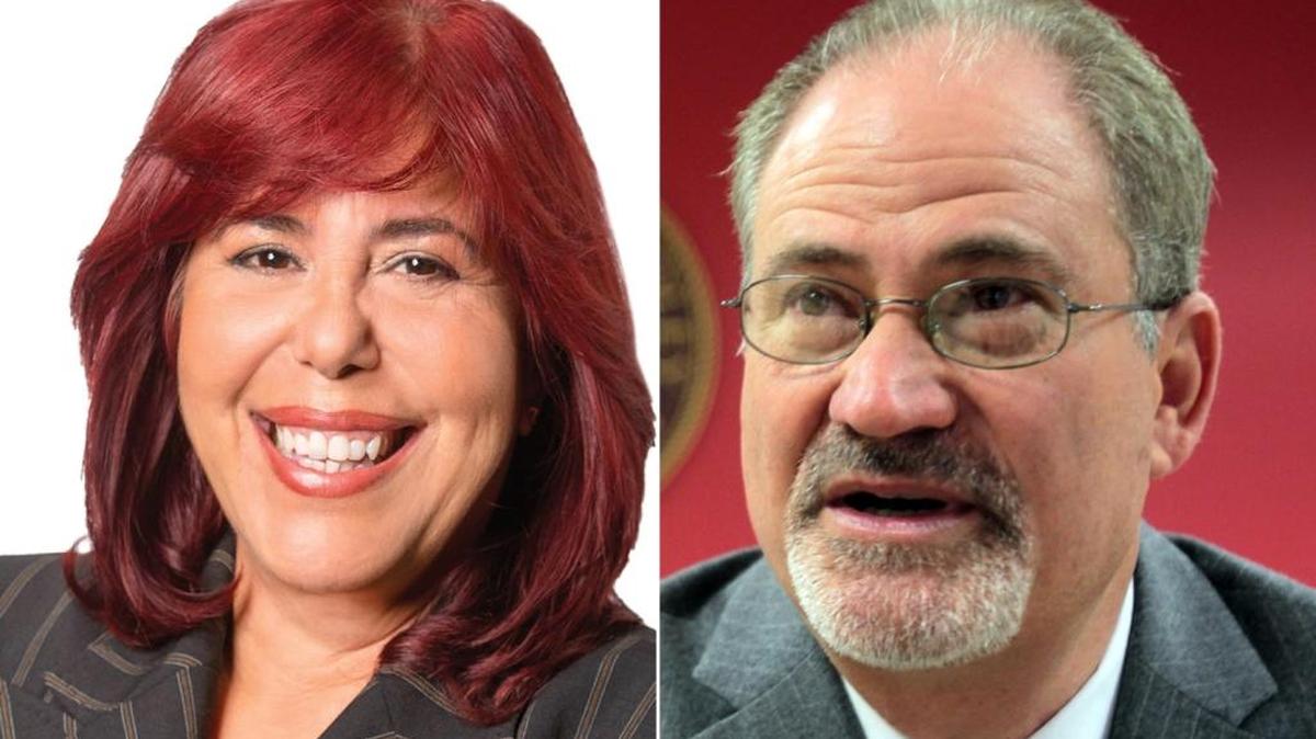 Lily Stefano, left, is running against Roberto Martell, incumbent mayor of Medley. An appellate court Friday denied Martell’s petition to have Stefano thrown off the ballot.