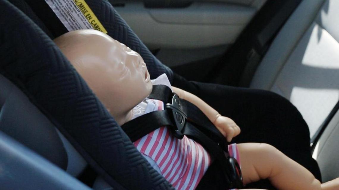 A test dummy used for a police and fire rescue demonstration on the methods to save the life of an infant or pet in case of emergency was presented during a news conference at Florida Highway Patrol in Doral, on Thursday, June 22, 2017. Experts explained why children, vulnerable persons and pets face increase dangers of heatstroke injuries and death when left inside of hot vehicles, along with steps that can be taken to prevent these accidents from occurring.