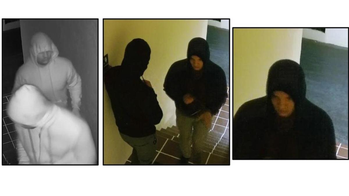 Miami-Dade Police Department is seeking the public’s assistance in identifying two burglars who stole $168,000 from a drop box in a condominium property management’s office in Kendall.