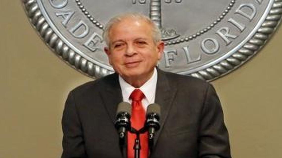 Miami Mayor Tomas Regalado gives his annual state of the city address at Miami City Hall, Thursday, March 3, 2016.