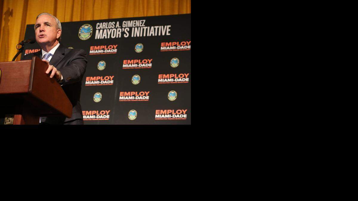 
Miami-Dade Mayor Carlos Gimenez.
