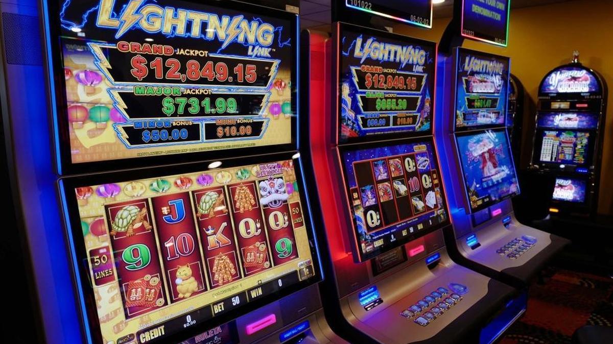 Aristocrat slot machines at the Magic City Casino in Miami. These, however, are not the models targeted by Russian hackers.