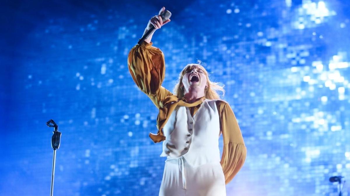 Florence + the Machine performs at the Austin City Limits Music Festival in Zilker Park on Sunday, Oct. 11, 2015, in Austin, Texas.