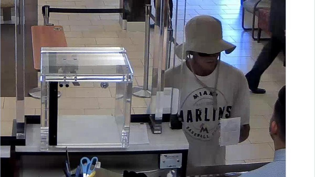 The FBI released images of a man who investigators say robbed a Wells Fargo Bank branch in Little Havana Wednesday, March, 29, 2017.