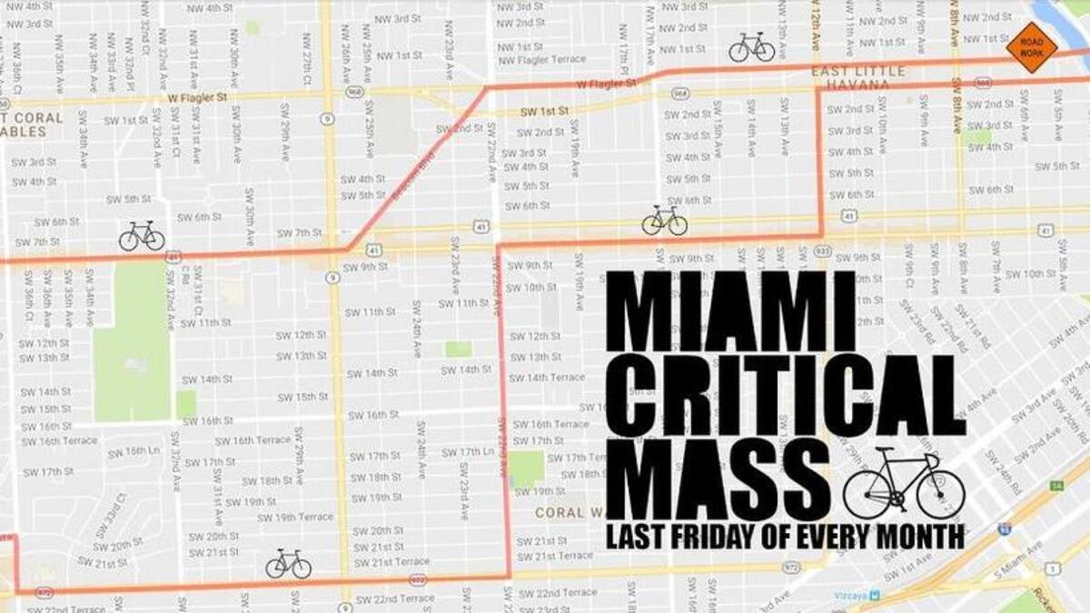 The August route for Critical Mass