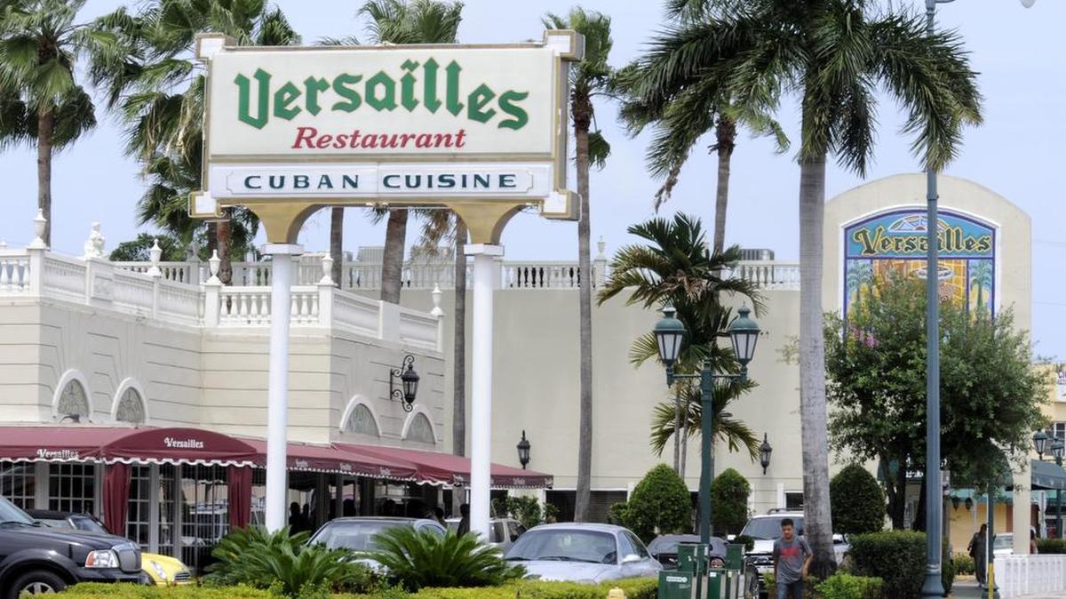 
Versailles, 3555 SW 8th Street, is a family-run, famous as a gathering place to topple Fidel with words..
