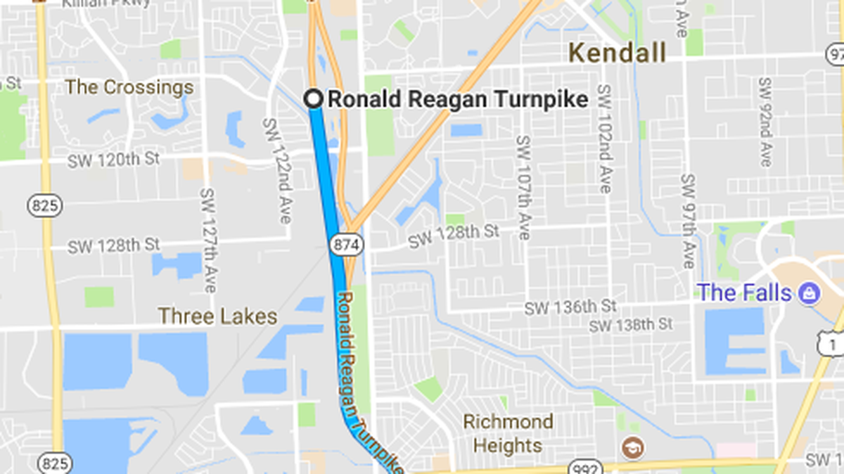 The closure will affect Southbound lanes of Florida's Turnpike from Southwest 120th Street to Southwest 152nd Street.