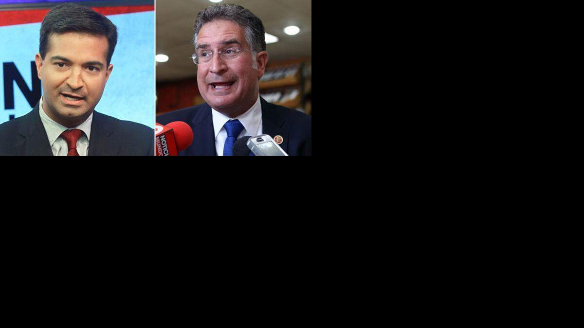 
Rep. Joe Garcia, right, a Miami Democrat, is running for reelection against Republican Carlos Curbelo, left.
