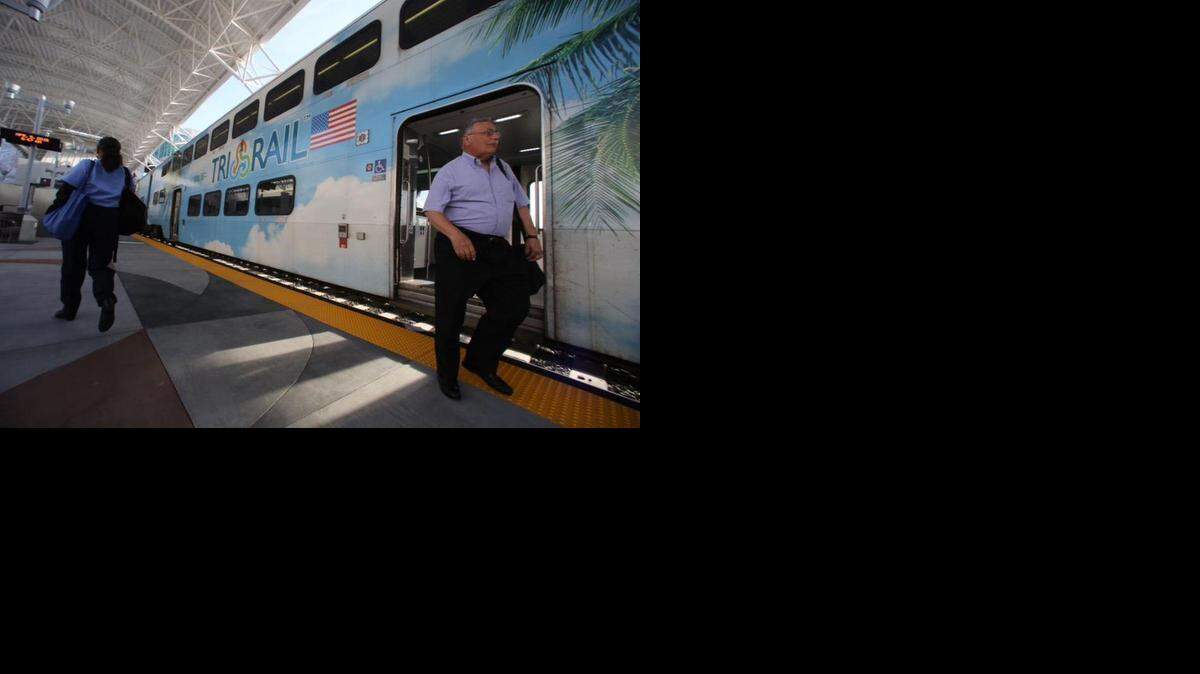 
Although crowds were light on SUnday, passengers were thankful for the new service that brings Tri-Rail near the front door of Miami International Airport.

