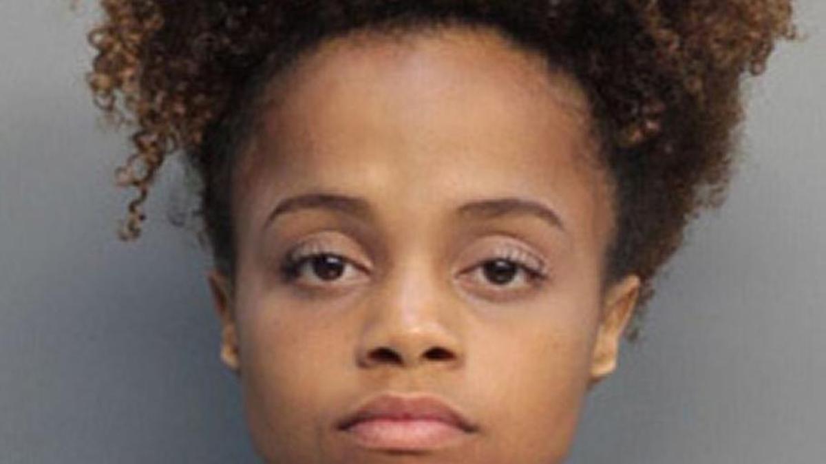 Angelic Valle, 23, was denied bond Friday on charges of inciting a riot, indecent exposure, lewd and lascivious behavior and disorderly conduct.