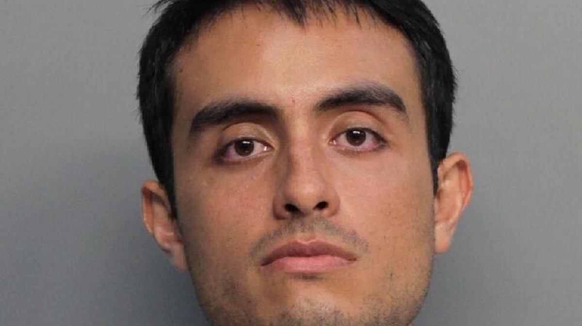 Andres Jurado was arrested in South Beach on a misdemeanor charge of video voyeurism.