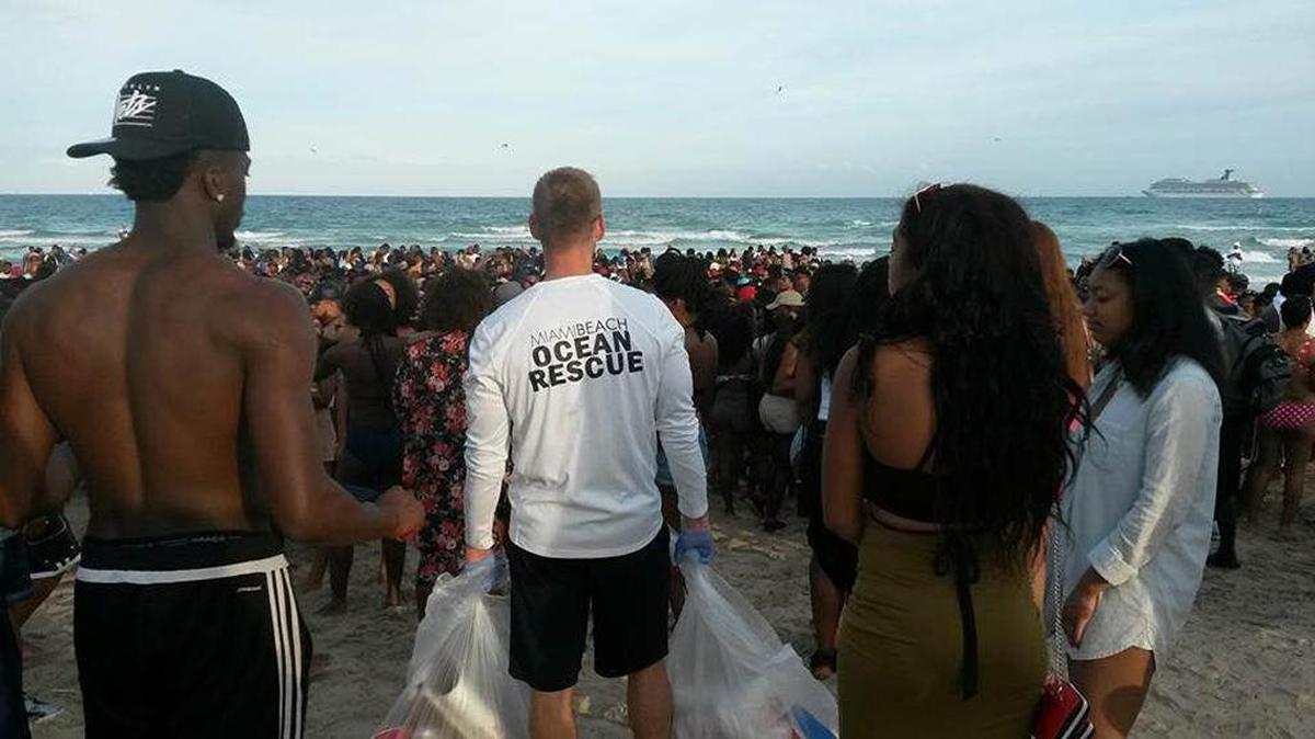 Volunteers will hold a 10-block beach cleanup starting at 10 a.m. Saturday on South Beach.