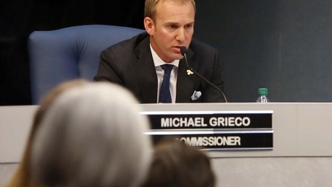 Miami Beach Commissioner Michael Grieco speaks during a commission meeting on April 13, 2016.