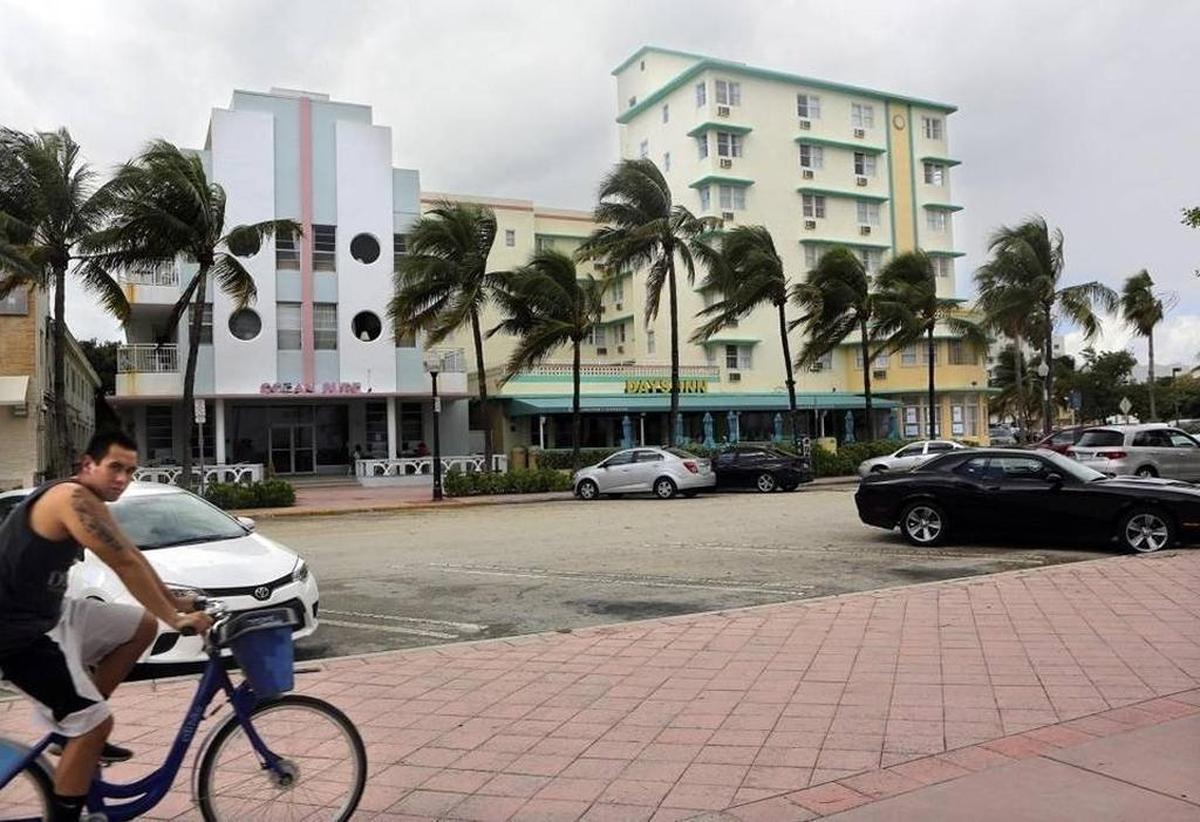 The Broadmoor and Ocean Surf hotels, shown here as they look today, would be restored and connected to form one hotel operation as part of developer Sandor Scher’s plan to redevelop the block of Ocean Terrace between 74th and 75th streets.