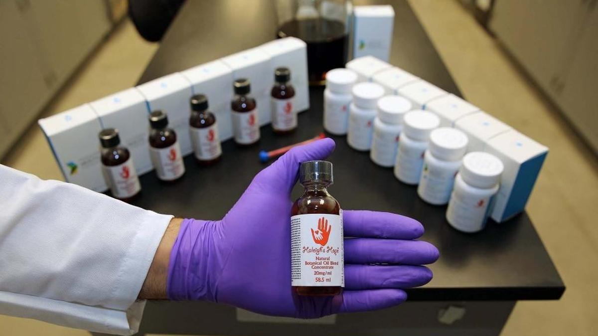 The final product in either botanical oil concentrate or capsule form, all produced from the Cannabis plant on Tuesday, January 17, 2017.
