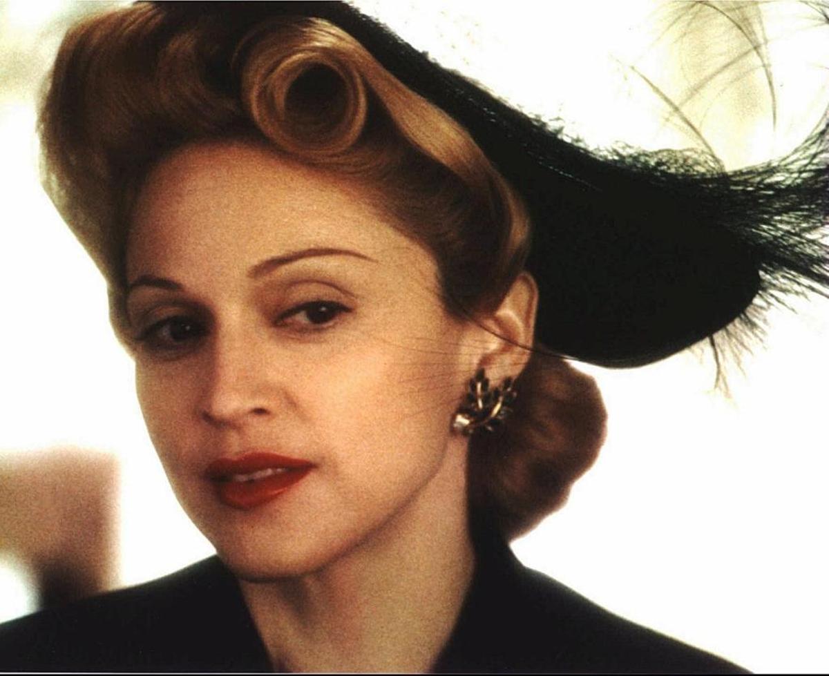 Madonna as Eva Peron in 1996. In this era, the pop star was seen brunching at South Beach’s Ocean Drive hot spot, Palace Bar.