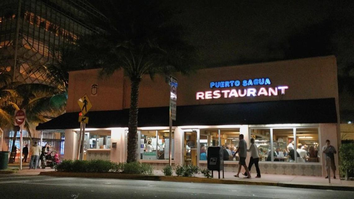 Puerto Sagua, 700 Collins Ave., reopened Monday after being closed for six months due to a kitchen fire.